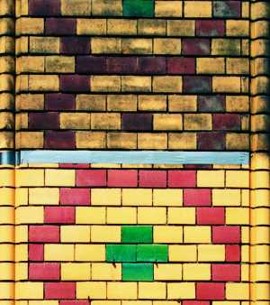 Clinker brickwork